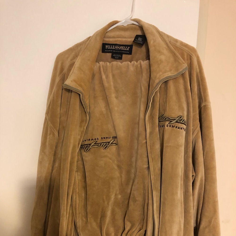 Pelle pelle velour sweatsuit